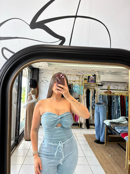 Jumpsuit Cotton Blue